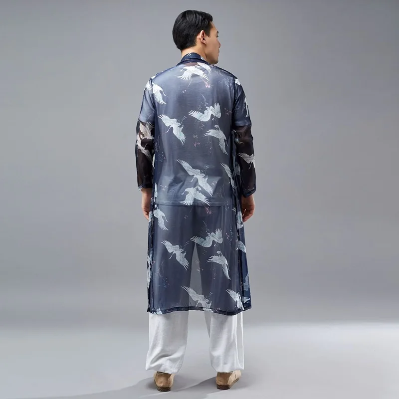 Японское кимоно кардиган длинная рубашка юката харакудзю азиатская одежда