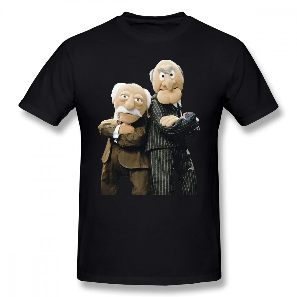 Muppets футболка Statler And Waldorf модные футболки с короткими рукавами Мужская принтом 100
