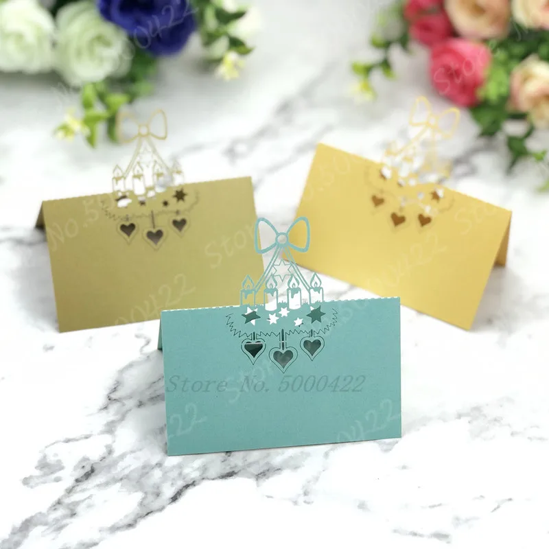 50 шт пустотелый стол для рождественской вечеринки вино еда имя гостя карты