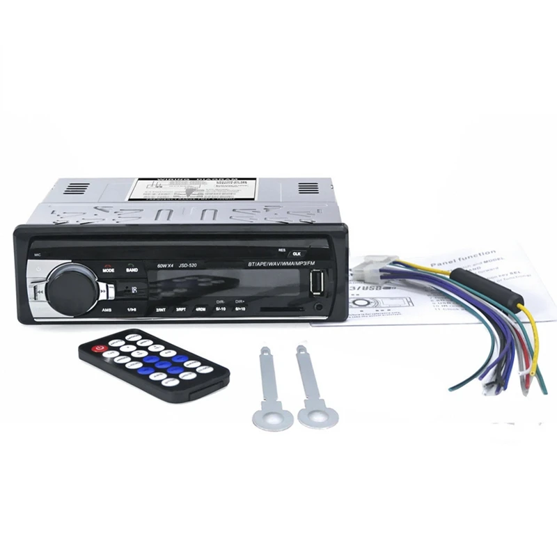

Car Electronics CD Support MP3 WMA WAV Car Radio Autoradio Aux Input Receiver Bluetooth Stereo Audio Player Multimedia