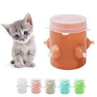 600ml multi nipples puppy kitten milk feeder doggie silicone bubble milk bowl pet nursing station for litter