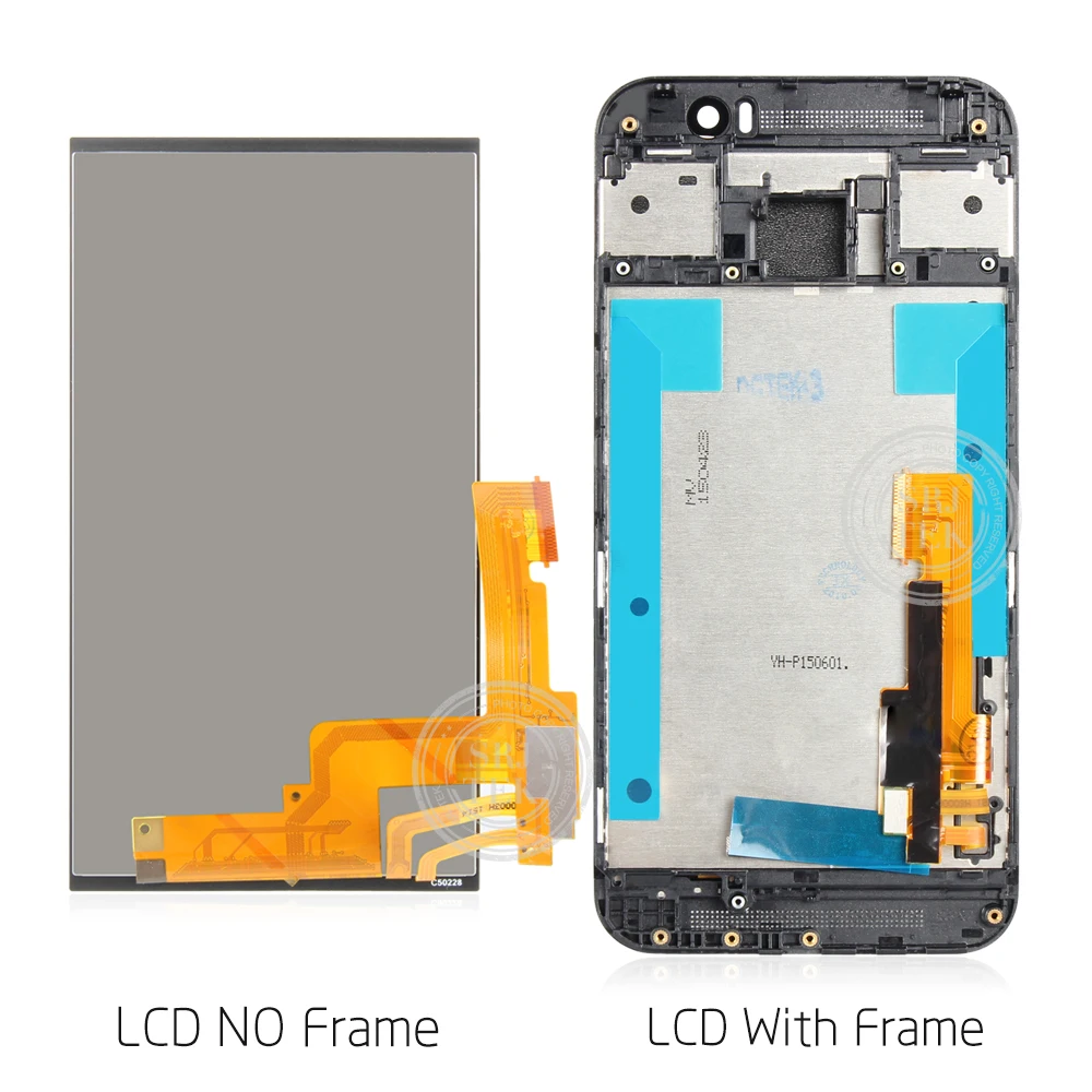 Srjtek экран для HTC One M9 ЖК сенсорный дигитайзер Сенсорное стекло с рамкой в сборе 5 0