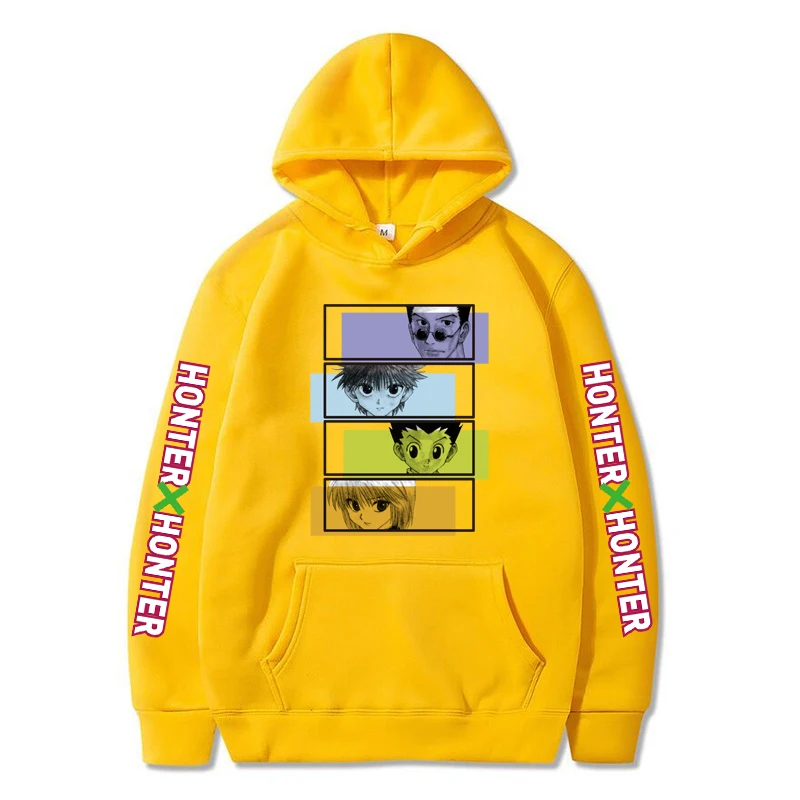 

Japanese Anime Hoodies Hunter X Hunter Men Women Pullovers Hoodies Sweatshirts Killua Zoldyck Hisoka 90s Hoody Tops Mens Hoodie