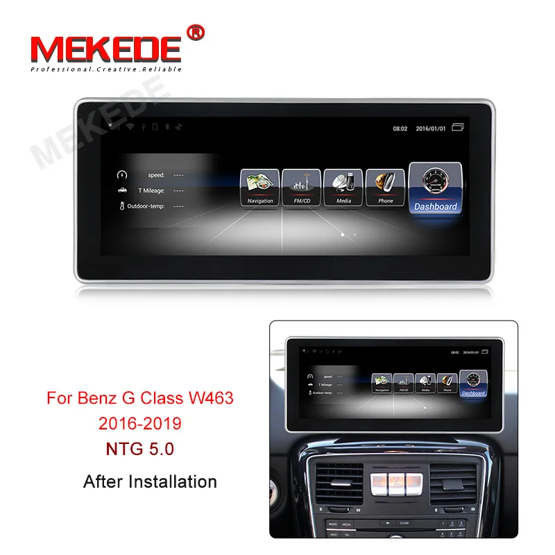 NTG5.0 Для Mercedes Benz G Class W463 216 android автомобильный мультимедийный gps радио плеер с 4G LTE wifi bluetooth carplay USB - Цвет: NTG5.0