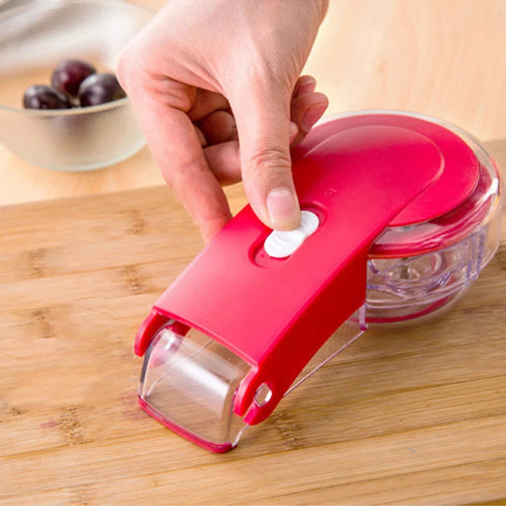 Косточка Для вишни с 6 отверстиями и контейнером кухонные приспособления