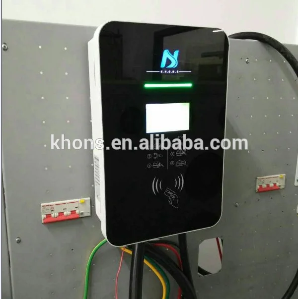 

22kw smart pole-stand ev charging station with ocpp protocol