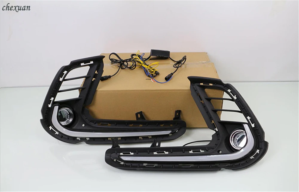 CSCSNL 1 комплект светодиодный ные дневные ходовые огни DRL ABS противотуманная фара