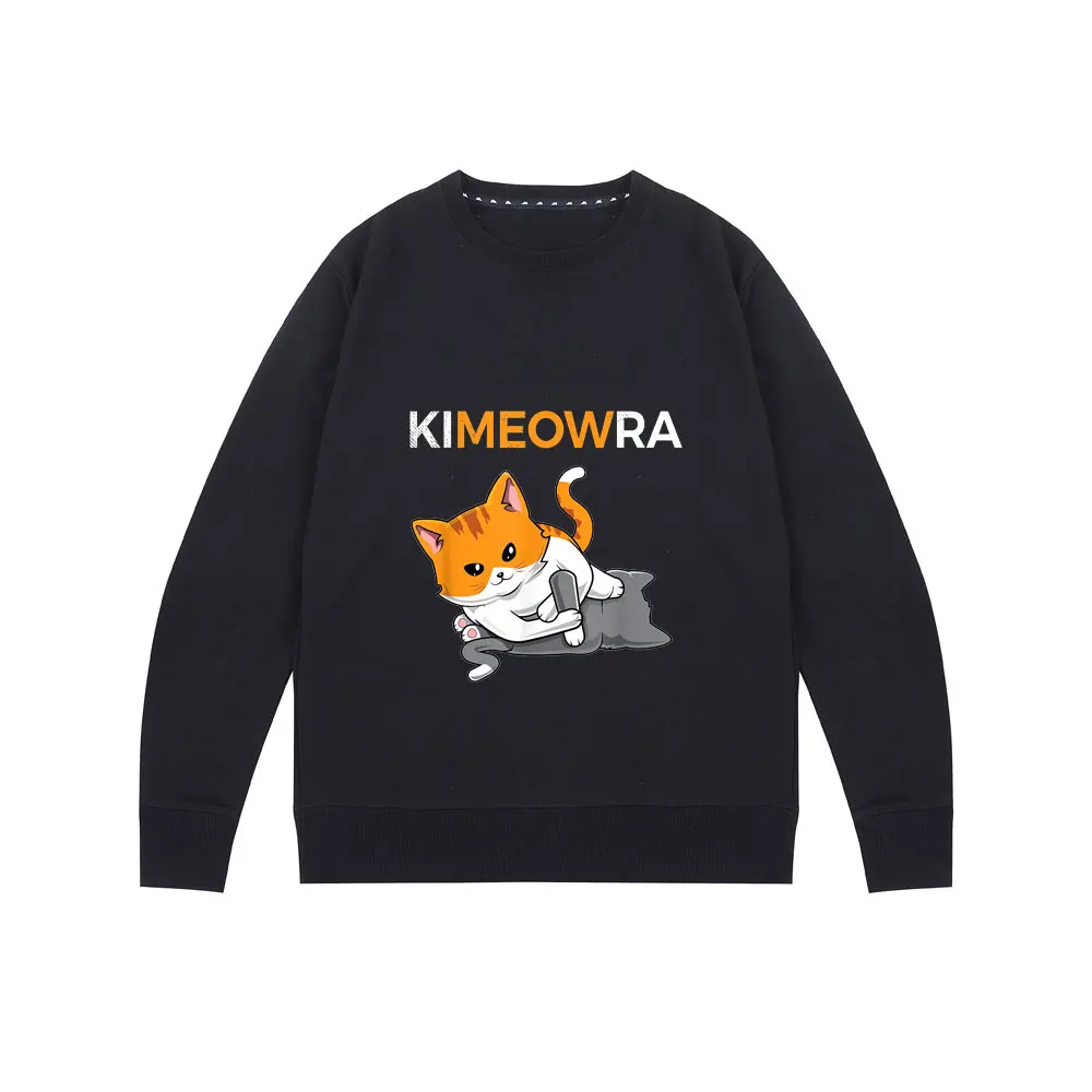 

Jiu Jitsu Kimura Cute Kawaii Cat Funny BJJ Pullover Sweatshirt Men Women Oversized EU Size Streetwear Regular Man Sweatshirts