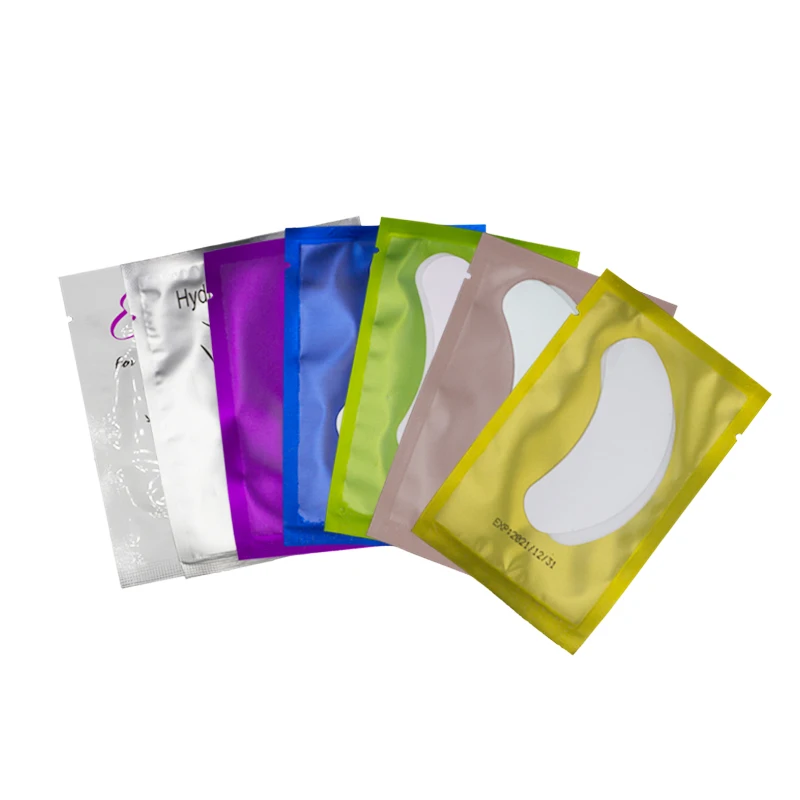 Бумажные накладки для наращивания ресниц 25 пар подушечки под глаза прививочные