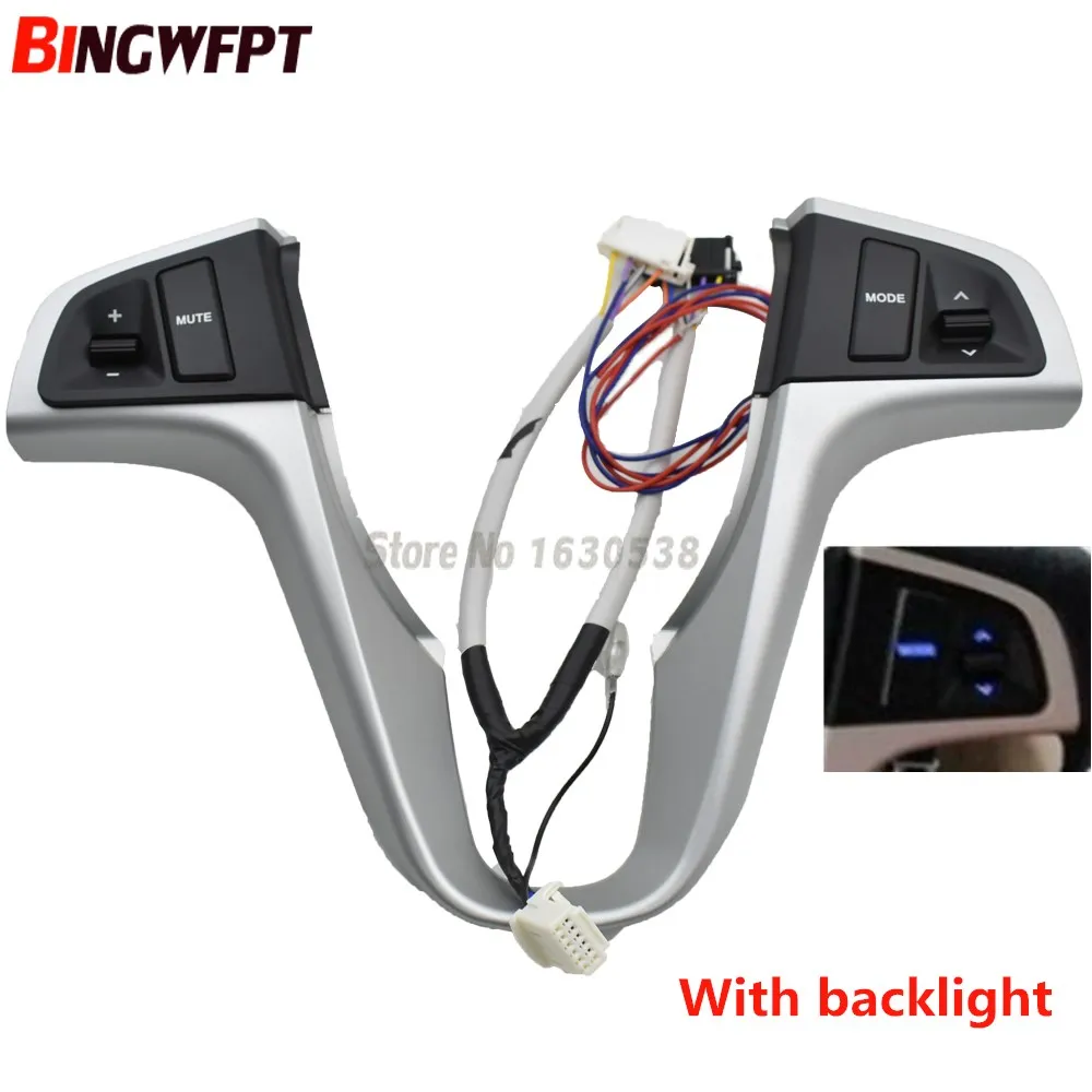 

Кнопка на рулевом колесе для Hyundai VERNA SOLARIS, кнопка переключения громкости звука на рулевом колесе с подсветкой