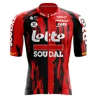 Летняя мужская футболка LOTTO для велоспорта, дышащая футболка для езды на велосипеде, спортивная одежда для езды на велосипеде