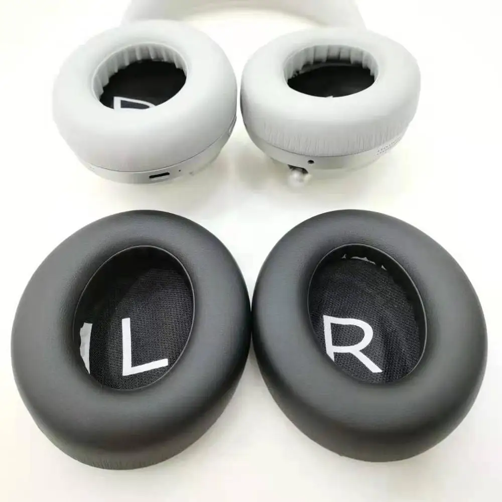 Сменные амбушюры из Протеиновой кожи поролоновые для наушников BOSE NC700 с