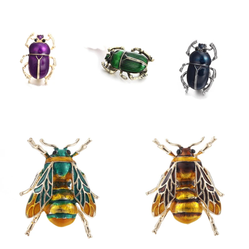 Брошь в виде насекомого шмеля пчелы для женщин детей девочек ювелирное изделие
