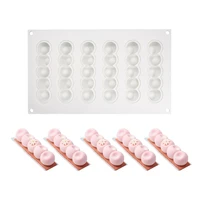 6 holes bubble silicone cake molds for moldes de silicona tart ring pastry baking tools dessert moulds decorating bakeware tool