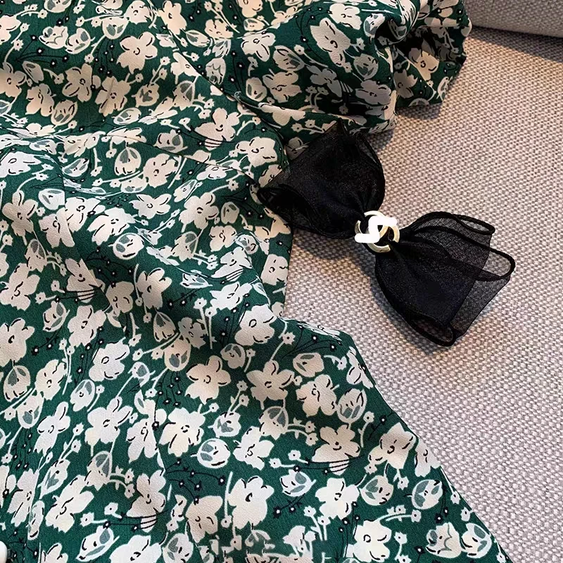 

Summer Plus Women Dress Casual Floal Sexy A-Line Wrap Party Robe Femal Short Sleeve Beach Sundress