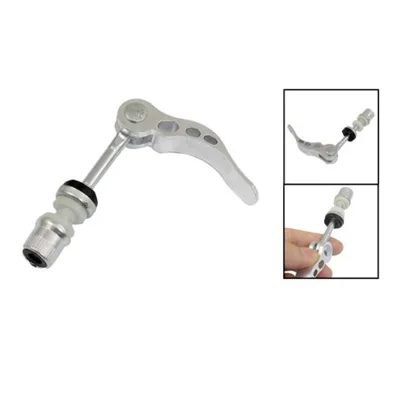 Серебристая металлическая велосипеда Велосипедное Сиденье Quick Release