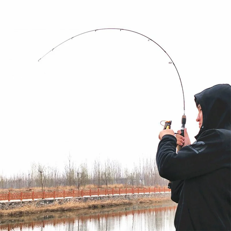 

ULFishing Rod Carbon Spinning Rods 1.8M Lure Casting Pole Ultra Light Power Soft Fishing Poles Carp Line 2-5lb Wt 0.8-5g