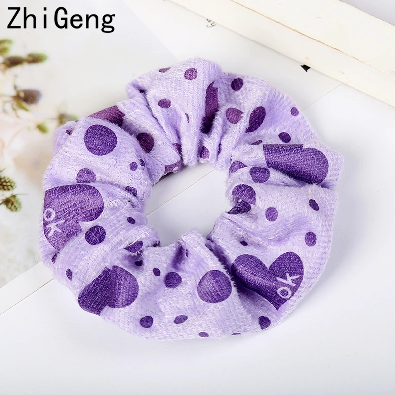 8 шт. Однотонные резинки для волос резинка из эластичной марлевой ткани