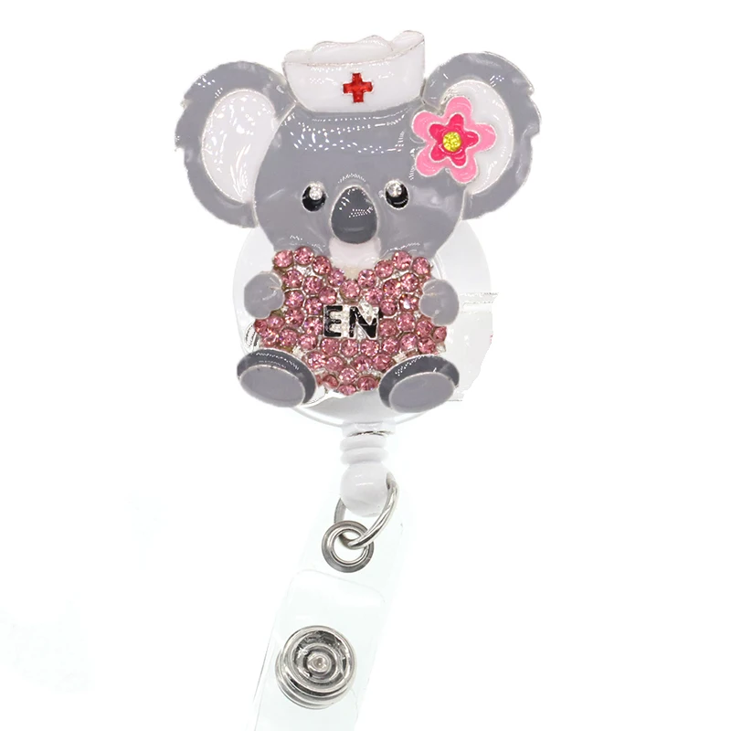 Nurse Retractable Pull Badge Holder Reel ID Key Lanyard Name Tag Card Reels | Украшения и аксессуары