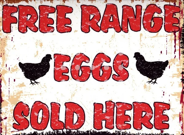 

Free Range Eggs Sold Here Tin Sign ,Metal Wall Sign, Retro Vintage Style, Kitchen,cafe, Restaurant,farm Shop