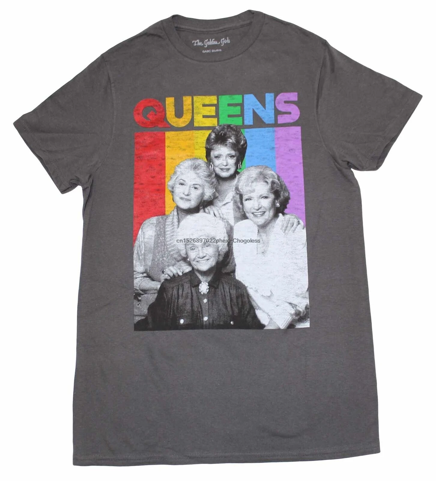 Золотистые девушки литой персонажей ТВ показать Винтаж Queens 80s 90s футболка