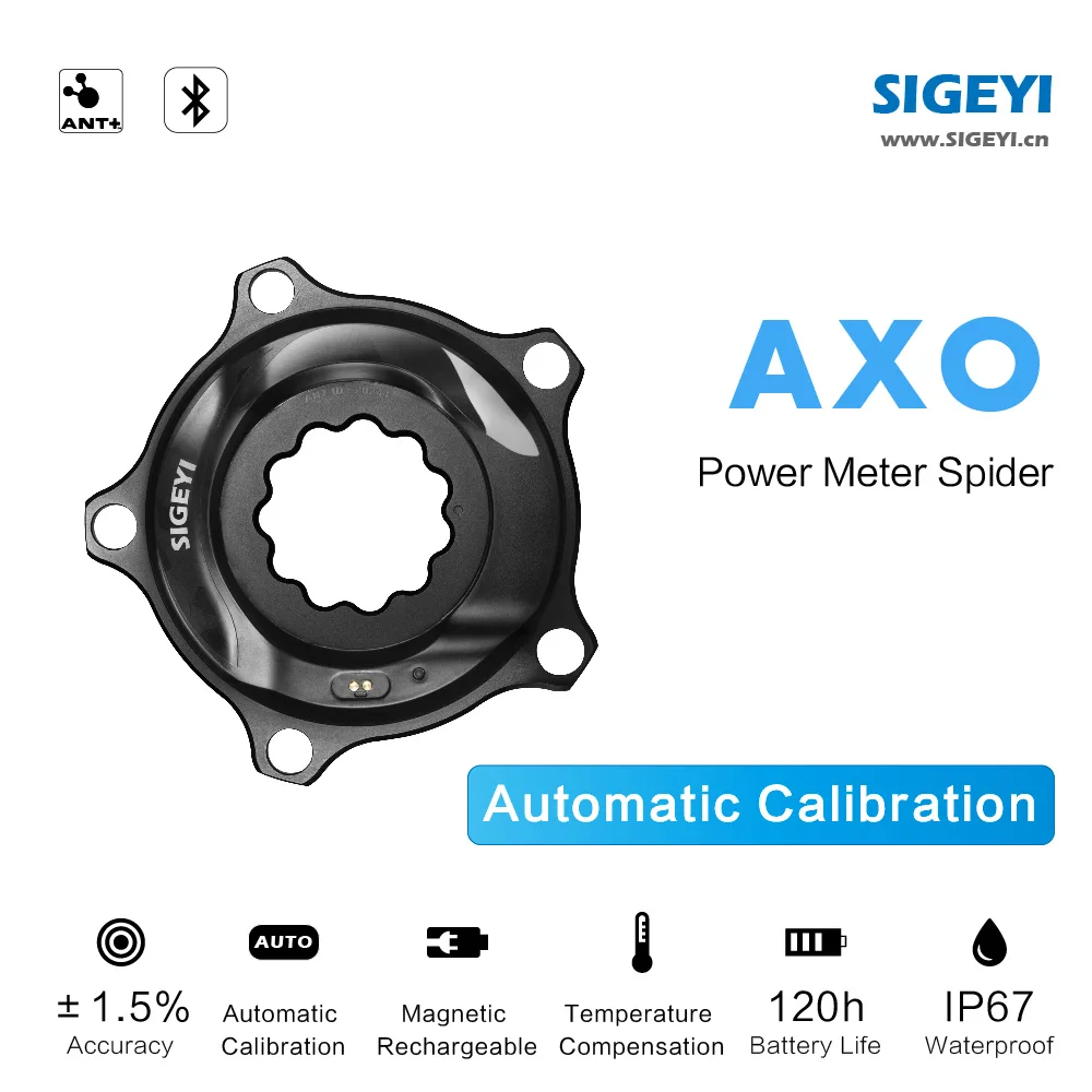 AXO велосипедный измеритель мощности SRAM ротор кривошипная цепь колеса двусторонний измеритель мощности forSRAM GXP RED Force/Rival кривошипный ротор 3D/3DF/2D