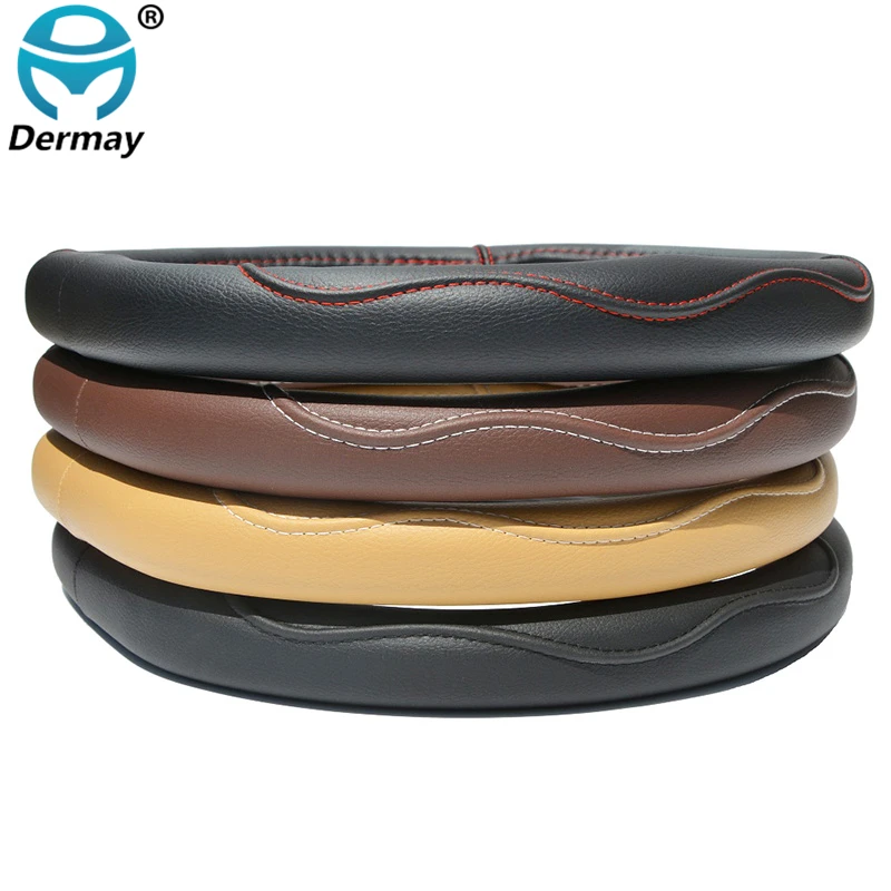 

D Type Car Steering Wheel Cover Wrap For Geely Atlas 2016 - 2021 Coolray I 2020 2021 Emgrand 7 2018 - 2021 Emgrand GT 2015- 2021