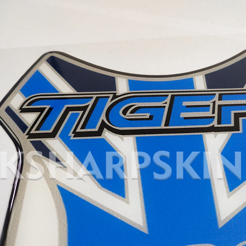 

New Motorcycle 3D Edge Gel Fuel Tank Pad Fish bone stickers Moto Protective Fuel Side Racing kit For Triumph Tiger 800 2018