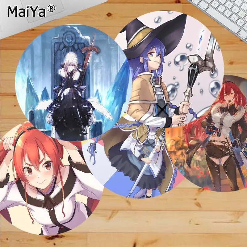 

MaiYa Mushoku Tensei Isekai Ittara Honki Dasu Unique Desktop Pad Game Lockedge Anti-Slip Laptop PC Mice Pad Mat gaming Mousepad