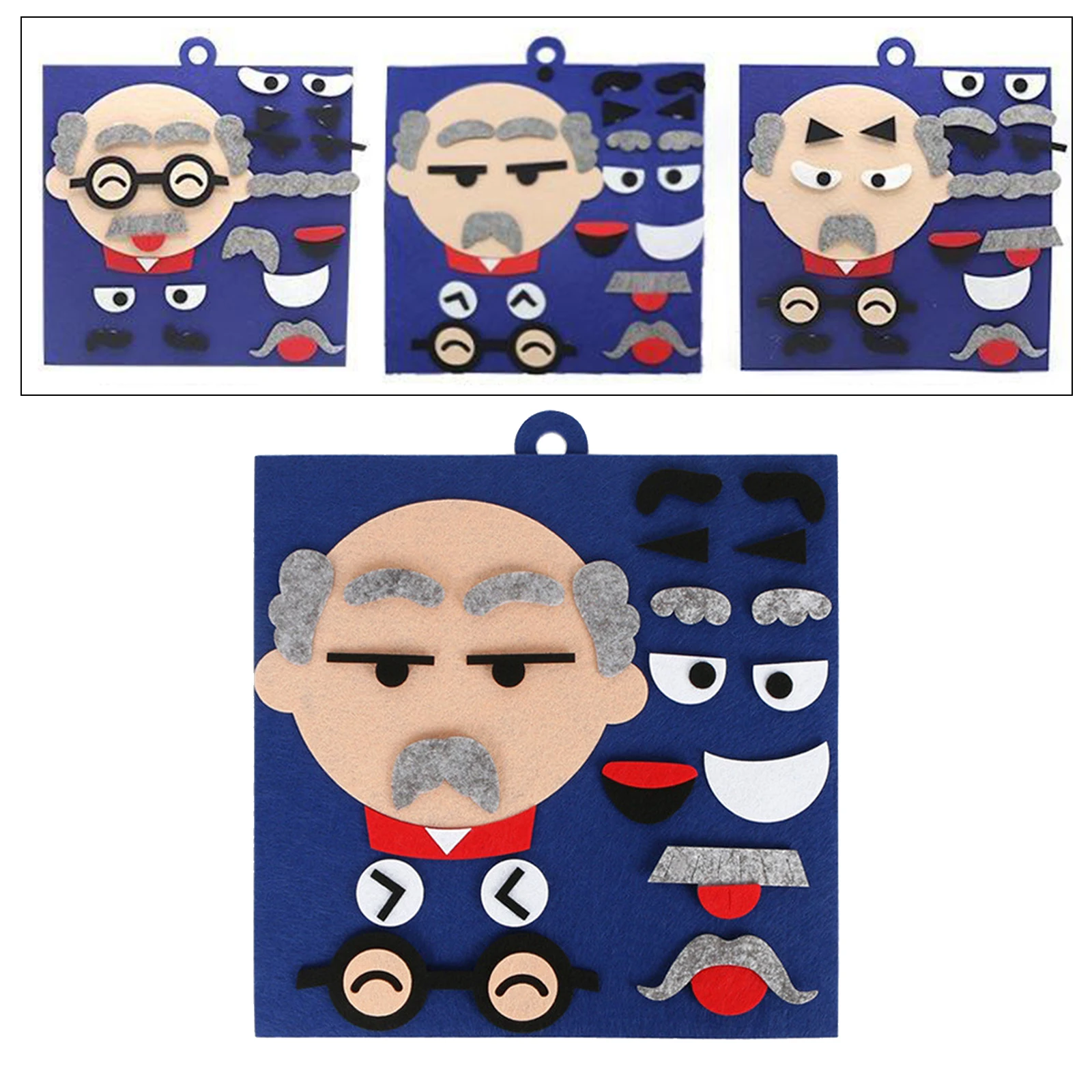 

aby Creative Facial Expression Improve Hands-on Ability Toy DIY Crafts