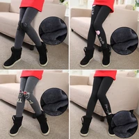 new winter childrens clothing baby girls thick velvet leggings children cotton trousers rabbit trousers for girls clothes pants