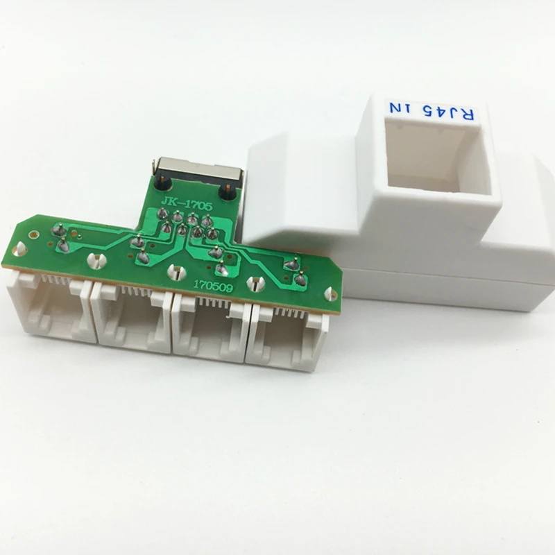 RJ45 To RJ11 Splitter Adapter 1 4 Female Port LAN Sockt Network Connections Crystal Head | Компьютеры и офис
