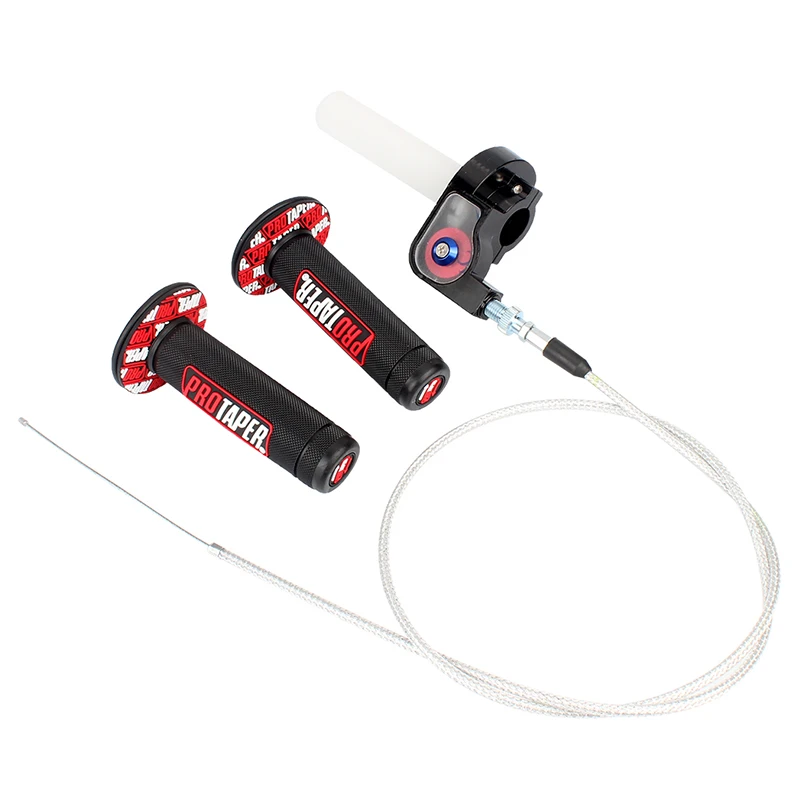 

1 Set Motorcycle Grips With 1/4 Quick Turn Throttle Settle 1200MM Throttle Cable Set