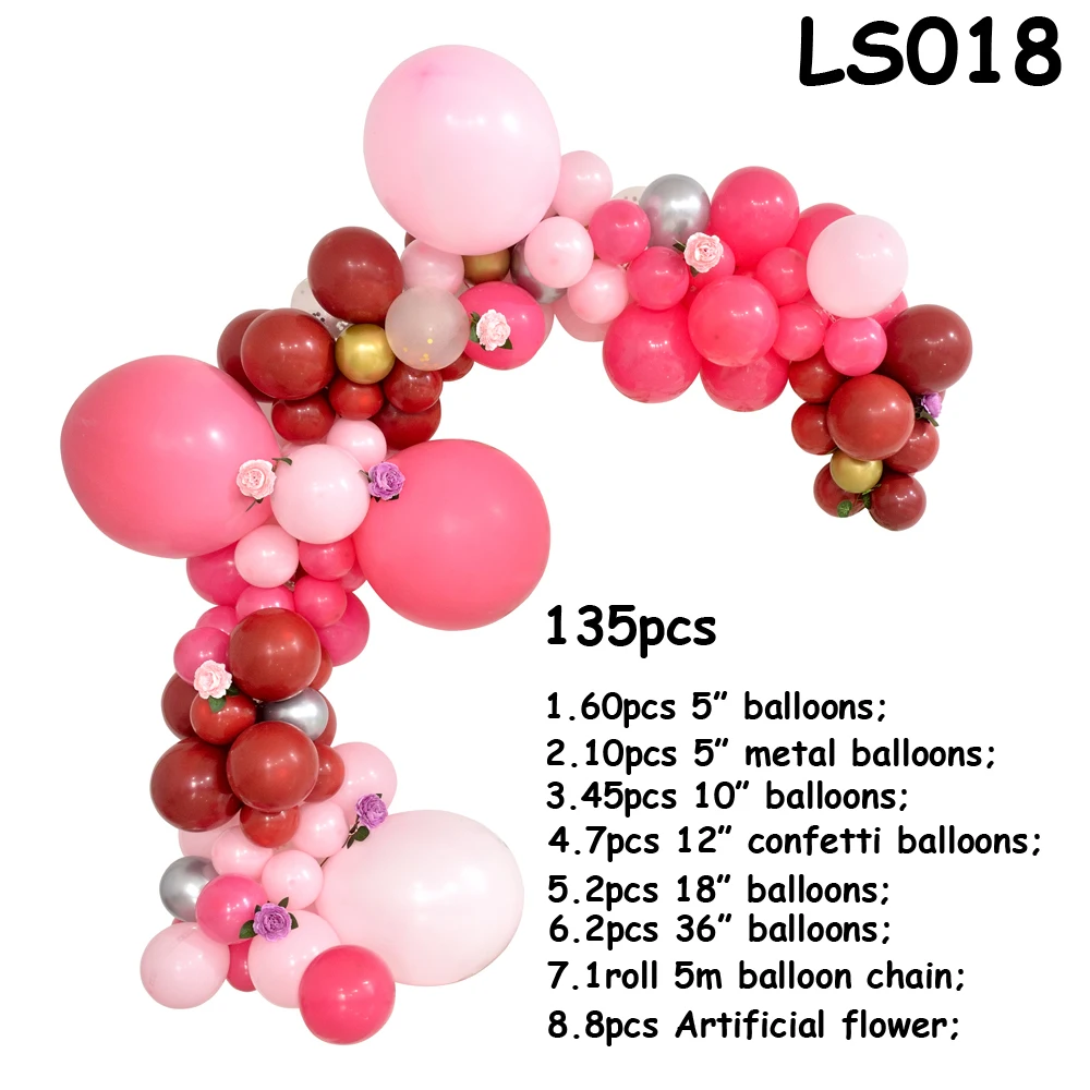 LS018 Вечерние джунгли, воздушные шары-гирлянды, наборы, Пальмовые Листья, латексные шары, гирлянда, динозавр, лес, Гавайские летние украшения для вечеринки - Цвет: LS018