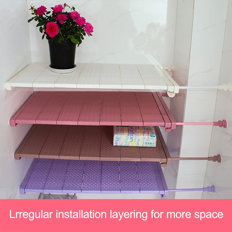 Полка-органайзер для кухни полка хранения ванной комнаты регулируемый