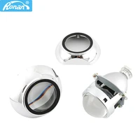 ronan 3 0 metal super hid bi xenon projector lenses headlight h1 with shrouds headlamps for h1 h4 h7 car styling automobiles