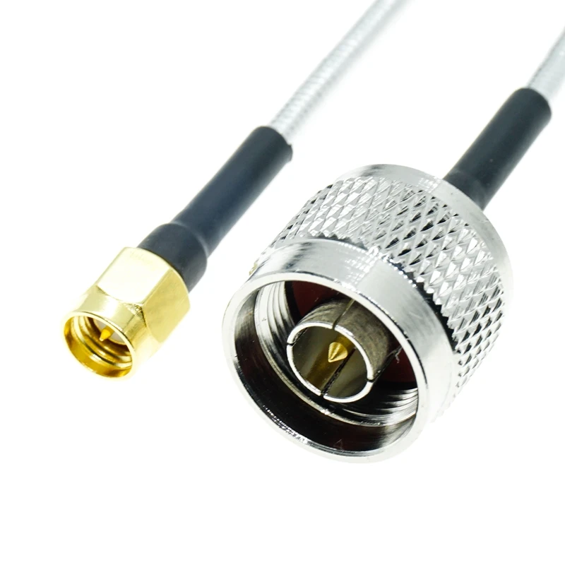 Полугибкий коаксиальный кабель RG402 RG-402 штекер SMA к штекерному разъему типа N 0 141