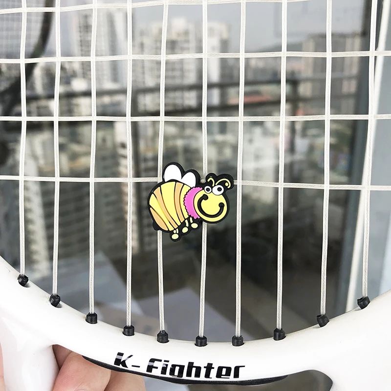 

Tennis racket shock absorber POWERTI 5pcs/lot Tennis Dampener 2018 New Arrival Honeybees Cute Tennis Dampener for Tennis Racket