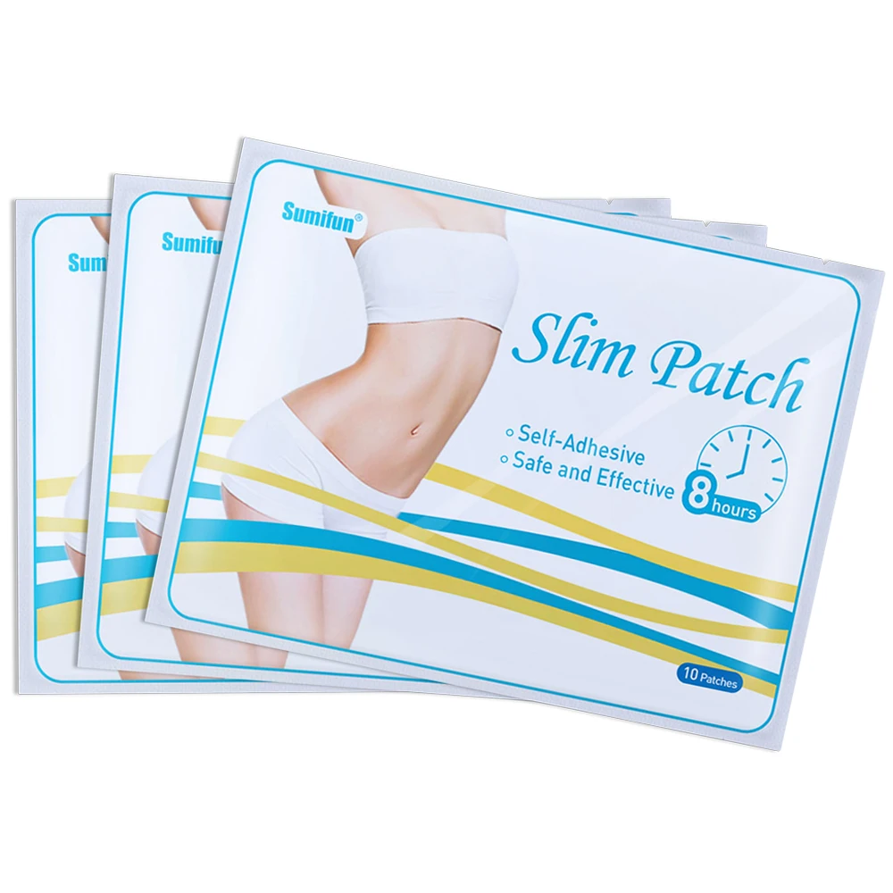 30 шт. новый тонкий патч пупка Стикеры для похудения Сжигание жира уменьшения Вес