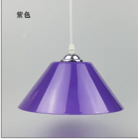 purple Подвесной светильник из ПВХ, пластиковый абажур, современный светильник, Светильники для кухни, столовой, спальни, подвесной светильник для домашнего декора - Цвет корпуса: purple