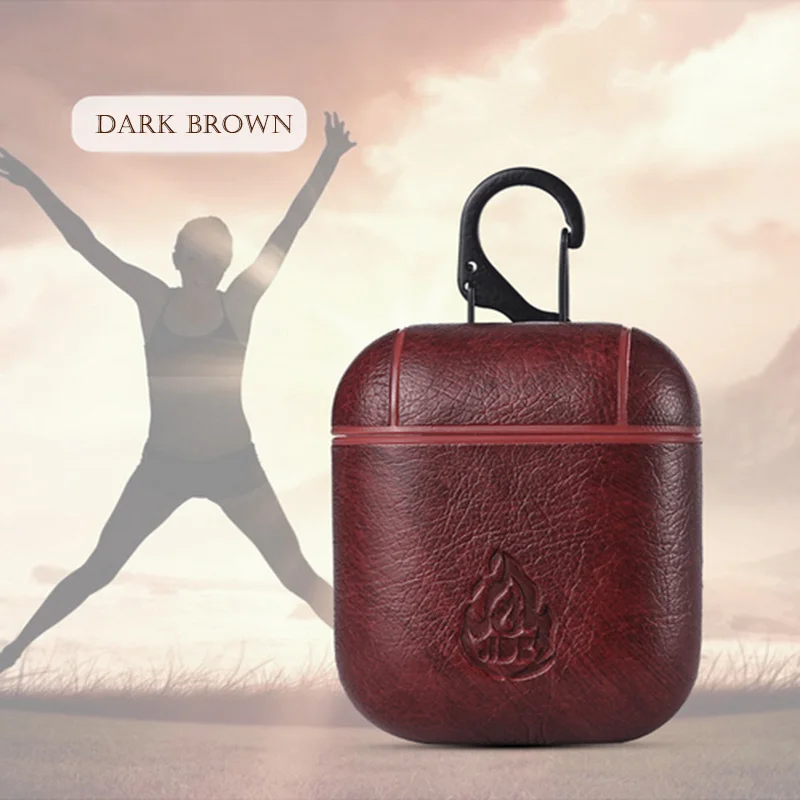 Vococal Wireless Earphone Case Storage Headphone In-Ear Charger Holder Bag Coner Box Sleeve for Apple AirPods Air Pods Accessory |