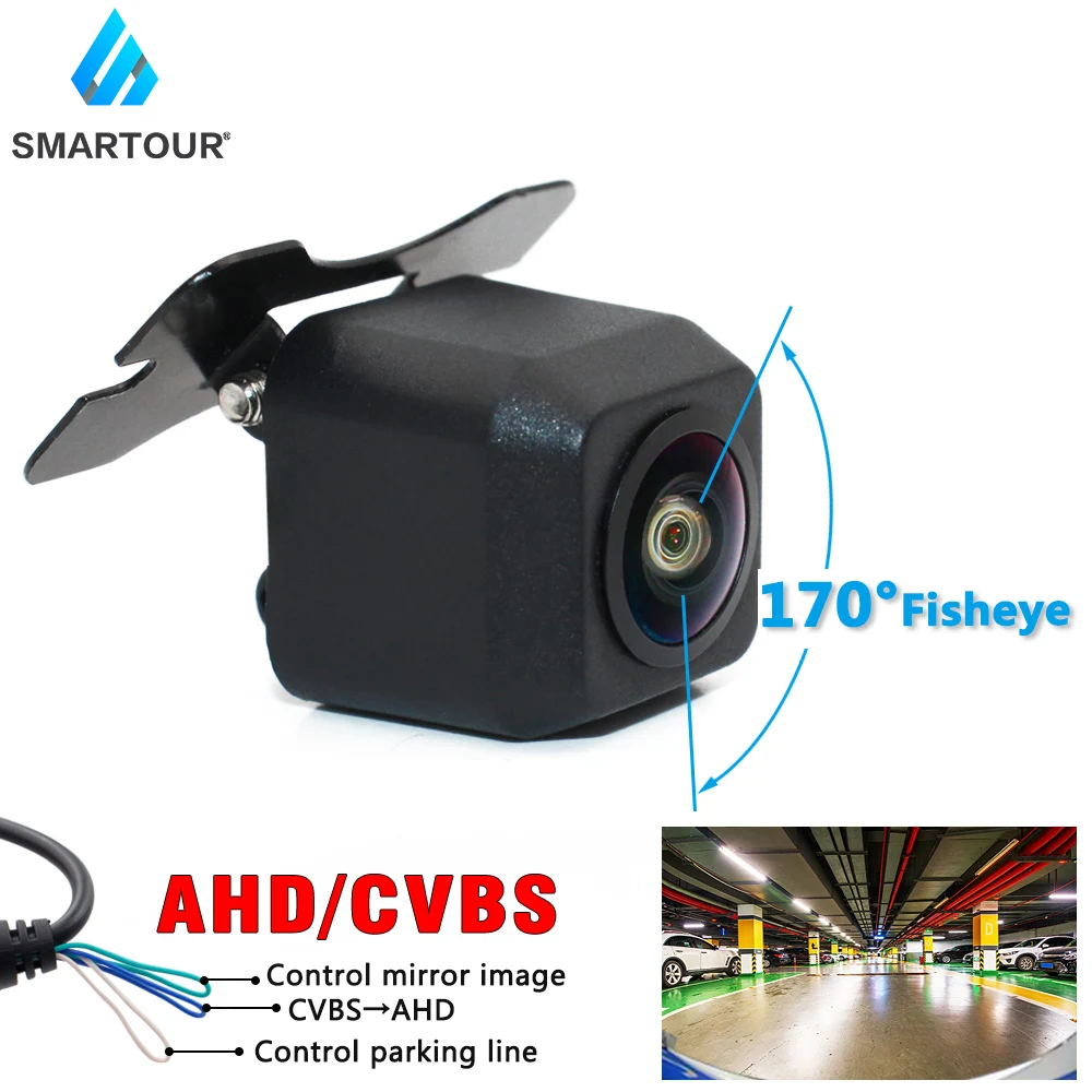 

Smartour AHD 720P Starlight Night Vision 170 Degree Wide Angle Reversing CCD Car Front/Backup Parking Vehicle Assistance Camera