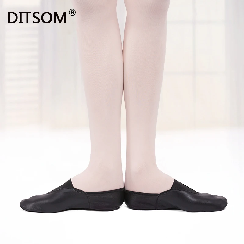 Пляжная обувь из мягкой натуральной кожи для мужчин и женщин черные Стрейчевые