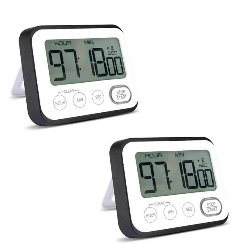 

Kitchen Timer,Digital Cooking Timer,Large LCD Display,Back Timer,Countdown-Up Alarm Clock,for Cooking, Meeting, Studying