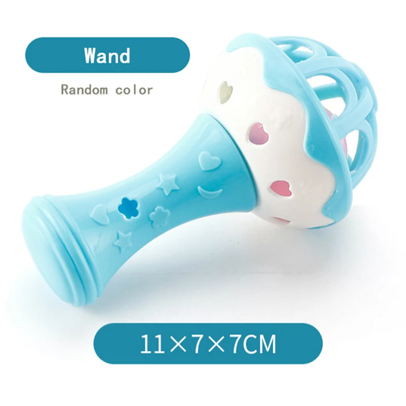

Babys Rattles Toy Hand Bell for 0 12 Months Old Infant Toys Toddlers Sensory Early Education Food Grade Teething Grasping Girls