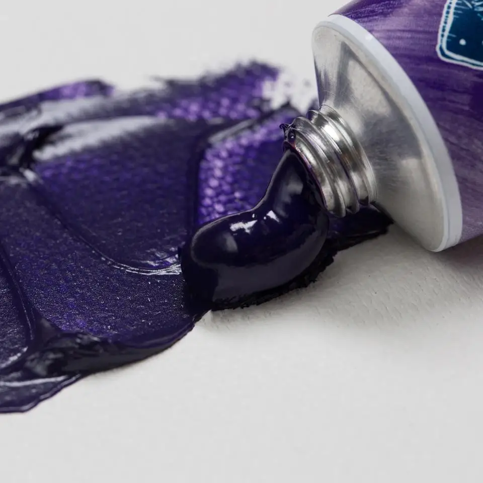 Краска масляная Мастер Класс ультрамарин фиолетовый № 613 туба 46 мл| |