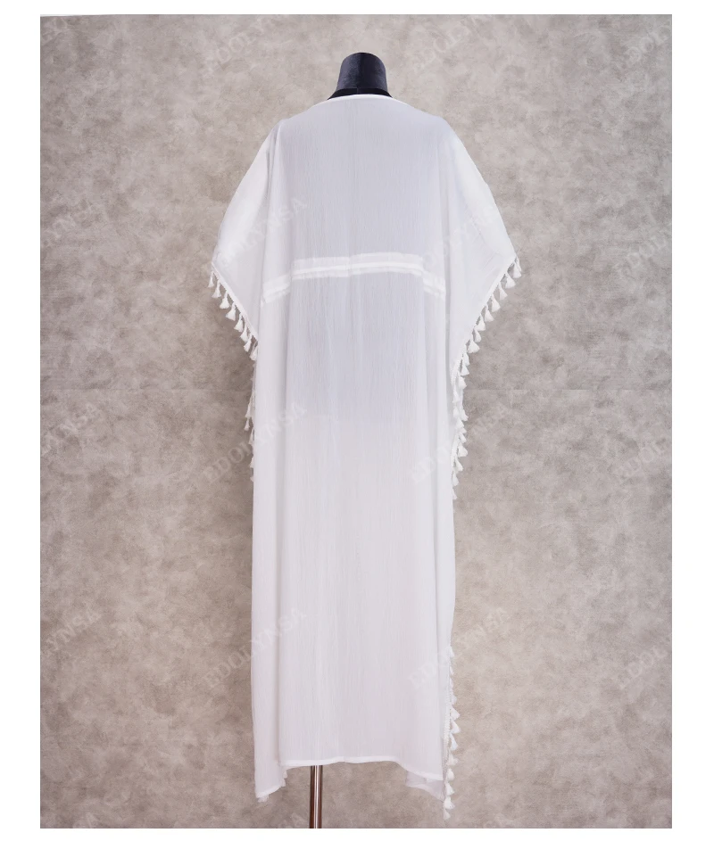 Пляжное платье, длинное, Пляжное, накидка, Vestido largo Verano Mujer, купальный костюм, накидка, Пляжное, саронг, халат de Plage, туника# Q939