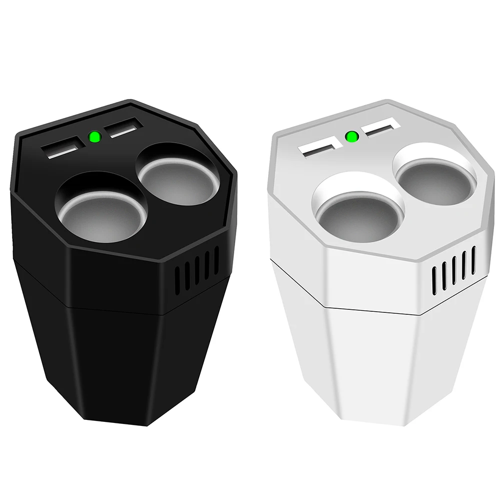 

Зарядное устройство в форме стакана, 2 розетки, USB