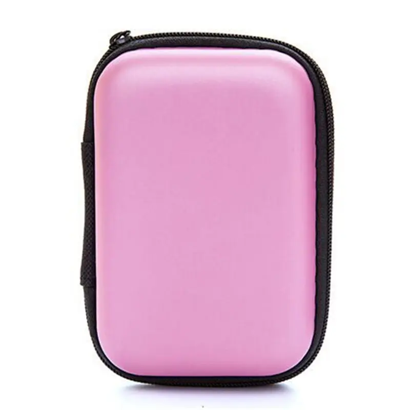 Earphone Container Coin Headphone Protective Colorful Storage Box Organizer Case Travel Bag For Cable | Дом и сад