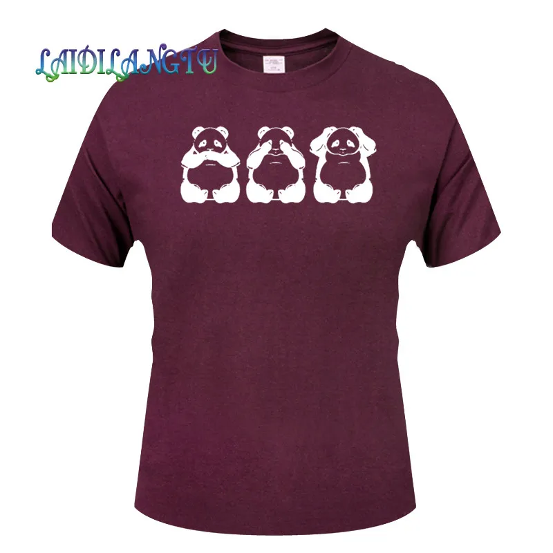 

Three Panda Men's Shirts XL Shirt Men's Summer Short Sleeve Men's T-Shirt Men's T-Shirt